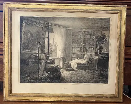 Lithographie Aubry Leconte