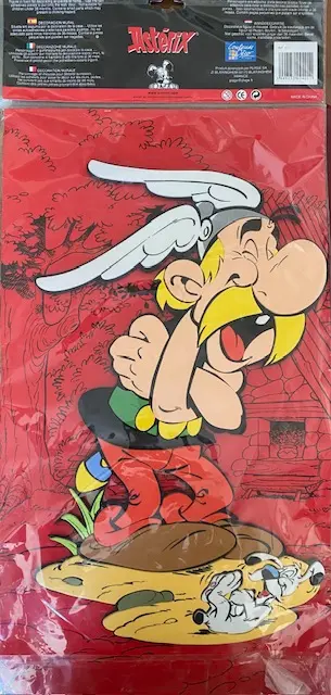 Décor mural autocollant, Astérix et Obelix, en super état. Grand modèle, dans son emballage d'origine datant de 2005. Dimensions: 40x30cm